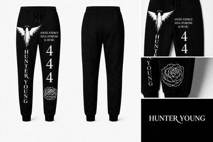 Hunter Young White Angel Sweats