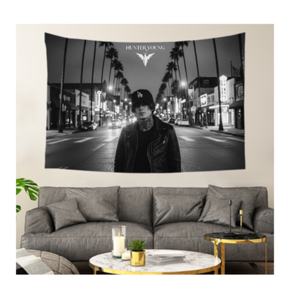 Hunter Young White Angel Tapestry